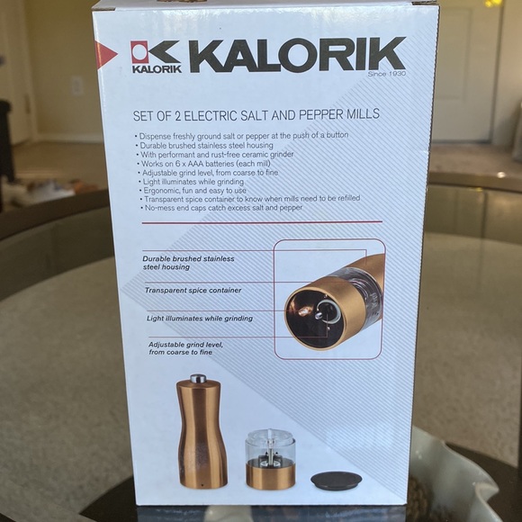 Kitchen Kalorik Electric Salt And Pepper Mills Poshmark